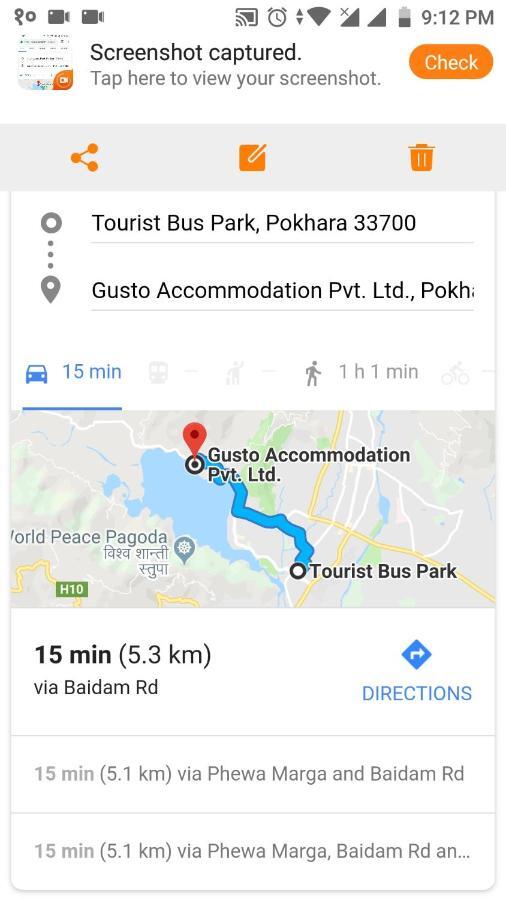 Gusto Accommodation Pokhara Luaran gambar